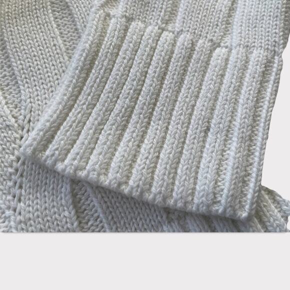 Only & Sons Mens Crewneck Cable Knit Sweater Cloud Dancer Size M NWT - Picture 9 of 9